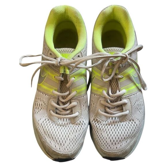 Nike Pegasus 29 Gray Neon Lime Green Running Athletic Shoes Size 8.5 EUC - Picture 1 of 4